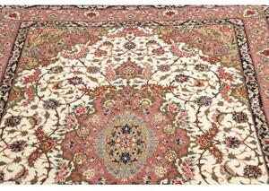 Tappeto Ilaam Medaglione Floreale Avorio Rosa Antico 131x194 Cm