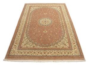 Tappeto Ilaam Medaglione Floreale Rosa Antico Avorio 136x201 Cm
