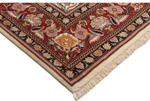 Tappeto Ilaam Floreale Avorio Rosso 141x217 Cm