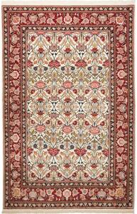 Tappeto Ilaam Floreale Avorio Rosso 141x217 Cm