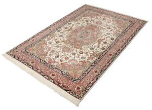 Tappeto Ilaam Medaglione Floreale Avorio Rosa Antico 131x194 Cm