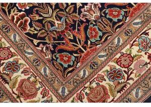 Tappeto Ilaam Floreale Blu Notte Avorio 140x222 Cm