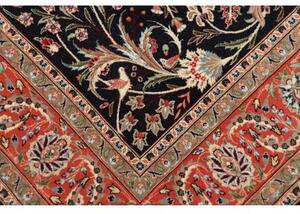 Tappeto Ilaam Floreale Blu Scuro Corallo 140x209 Cm