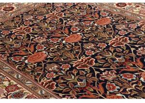 Tappeto Ilaam Floreale Blu Notte Avorio 140x222 Cm