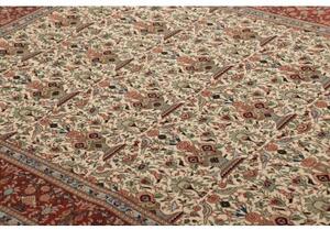 Tappeto Ilaam Floreale Avorio Rosso Mattone 135x211 Cm