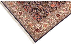 Tappeto Ilaam Floreale Blu Notte Avorio 140x222 Cm