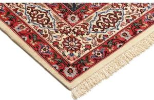 Tappeto Ilaam Medaglione Floreale Blu Scuro Rosso 104x160 Cm