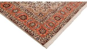 Tappeto Tabriz 50 Raj Medaglione Floreale Avorio Corallo 202x307 Cm