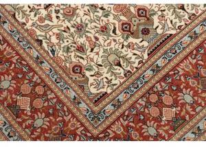 Tappeto Ilaam Floreale Avorio Rosso Mattone 135x211 Cm