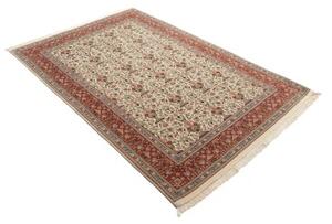 Tappeto Ilaam Floreale Avorio Rosso Mattone 135x211 Cm