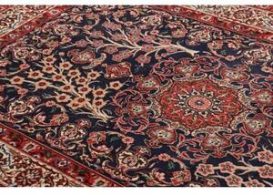 Tappeto Ilaam Medaglione Floreale Blu Scuro Rosso 104x160 Cm