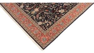Tappeto Ilaam Floreale Blu Scuro Corallo 140x209 Cm