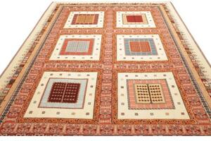 Tappeto Nimbaft Geometrico Beige Terracotta 250x350 Cm