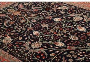 Tappeto Ilaam Floreale Blu Scuro Corallo 140x209 Cm