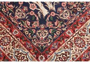 Tappeto Ilaam Medaglione Floreale Blu Scuro Rosso 104x160 Cm