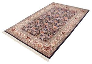 Tappeto Ilaam Floreale Blu Notte Avorio 140x222 Cm