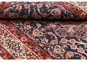 Tappeto Ilaam Medaglione Floreale Blu Scuro Rosso 104x160 Cm