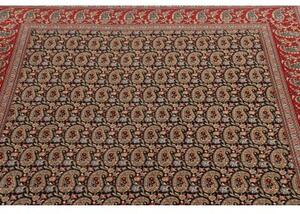 Tappeto Ilaam Stilizzato Rosso Nero 133x206 Cm