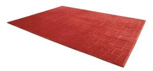 Tappeto Kathmandu Geometrico Rosso Rosso Mattone 250x350 Cm