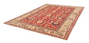 Tappeto Kazak Fine Stilizzato Rosso Mattone Avorio 248x322 Cm