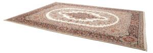 Tappeto Rawar Sherkat Medaglione Floreale Avorio Blu Scuro 291x403 Cm