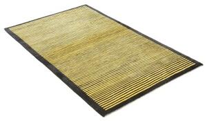 Tappeto Kathmandu Geometrico Giallo Senape Nero 90x160 Cm
