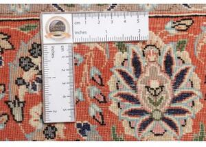 Tappeto Ilaam Floreale Blu Scuro Corallo 140x209 Cm