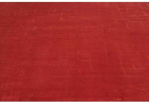 Tappeto Kathmandu Geometrico Rosso Rosso Mattone 250x350 Cm