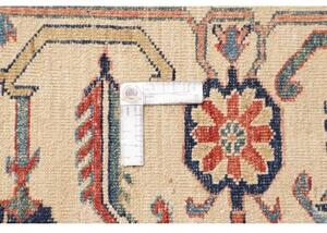 Tappeto Kazak Fine Stilizzato Rosso Mattone Avorio 248x322 Cm