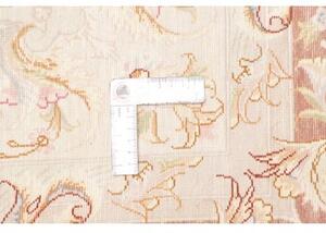 Tappeto Tabriz 50 Raj Medaglione Floreale Avorio Tortora 149x214 Cm