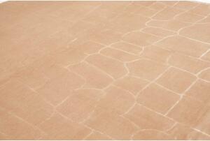 Tappeto Kathmandu Geometrico Becco Di Corallo Avorio 260x351 Cm