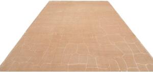 Tappeto Kathmandu Geometrico Becco Di Corallo Avorio 260x351 Cm