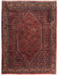 Tappeto Bidjar Stilizzato Rosso Mattone Blu Scuro 78x102 Cm