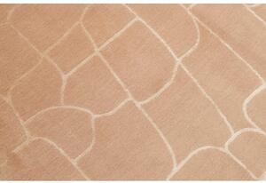 Tappeto Kathmandu Geometrico Becco Di Corallo Avorio 260x351 Cm