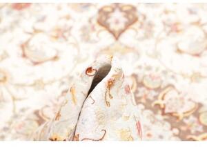 Tappeto Tabriz 50 Raj Medaglione Floreale Avorio Tortora 149x214 Cm