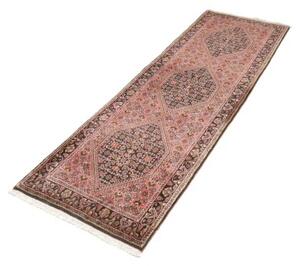 Tappeto Bidjar Stilizzato Rosa Antico Marrone Scuro Corsia 66x208 Cm