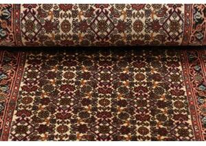 Tappeto Bidjar Floreale Beige Rosso Mattone Corsia 65x211 Cm