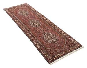 Tappeto Bidjar Stilizzato Rosso Mattone Avorio Corsia 68x209 Cm