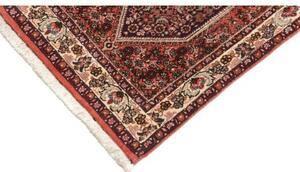Tappeto Bidjar Stilizzato Rosso Mattone Blu Scuro Corsia 64x220 Cm