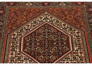Tappeto Bidjar Stilizzato Avorio Mattone Corsia 76x211 Cm
