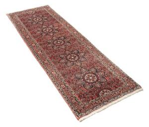 Tappeto Bidjar Medaglione Floreale Rosso Ruggine Blu Scuro Corsia 66x210 Cm