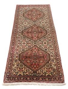 Tappeto Bidjar Stilizzato Rosso Antico Avorio Corsia 63x158 Cm