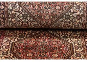Tappeto Bidjar Stilizzato Rosso Antico Avorio Corsia 63x158 Cm