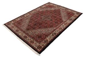 Tappeto Bidjar Stilizzato Rosso Mattone Avorio 144x202 Cm