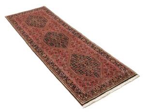 Tappeto Bidjar Stilizzato Rosa Antico Marrone Scuro Corsia 66x208 Cm