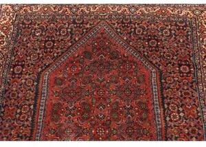 Tappeto Bidjar Stilizzato Rosso Mattone Blu Scuro 78x102 Cm