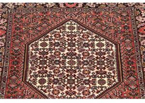 Tappeto Bidjar Stilizzato Mattone Avorio Corsia 63x195 Cm