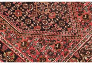 Tappeto Bidjar Stilizzato Rosa Antico Marrone Scuro Corsia 66x208 Cm