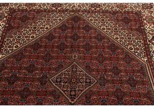 Tappeto Bidjar Stilizzato Rosso Mattone Avorio 144x202 Cm