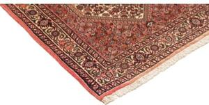 Tappeto Bidjar Stilizzato Rosso Antico Avorio Corsia 74x221 Cm